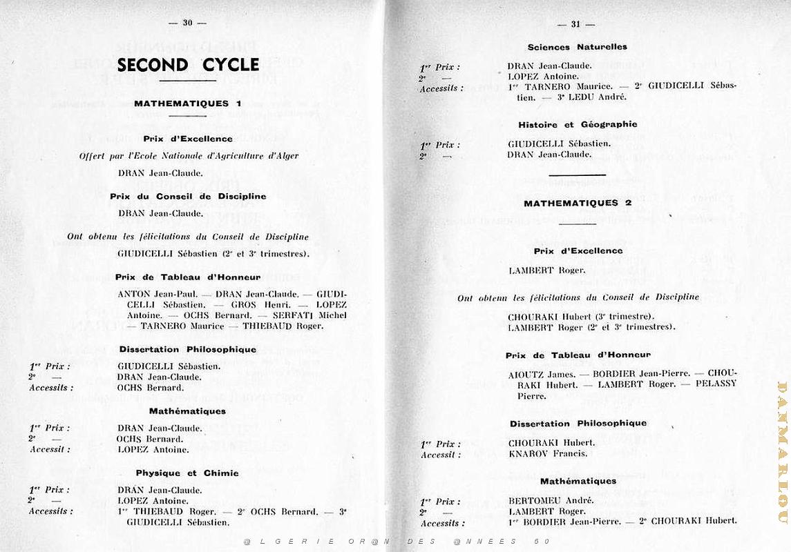 LYCEE LAMORICIERE DISTRIBUTIONS PRIX  29 JUIN 1955   (18).JPG